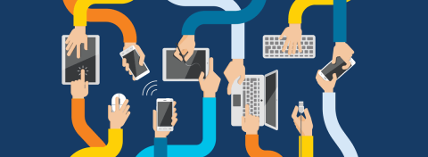 Illustration cloud computing